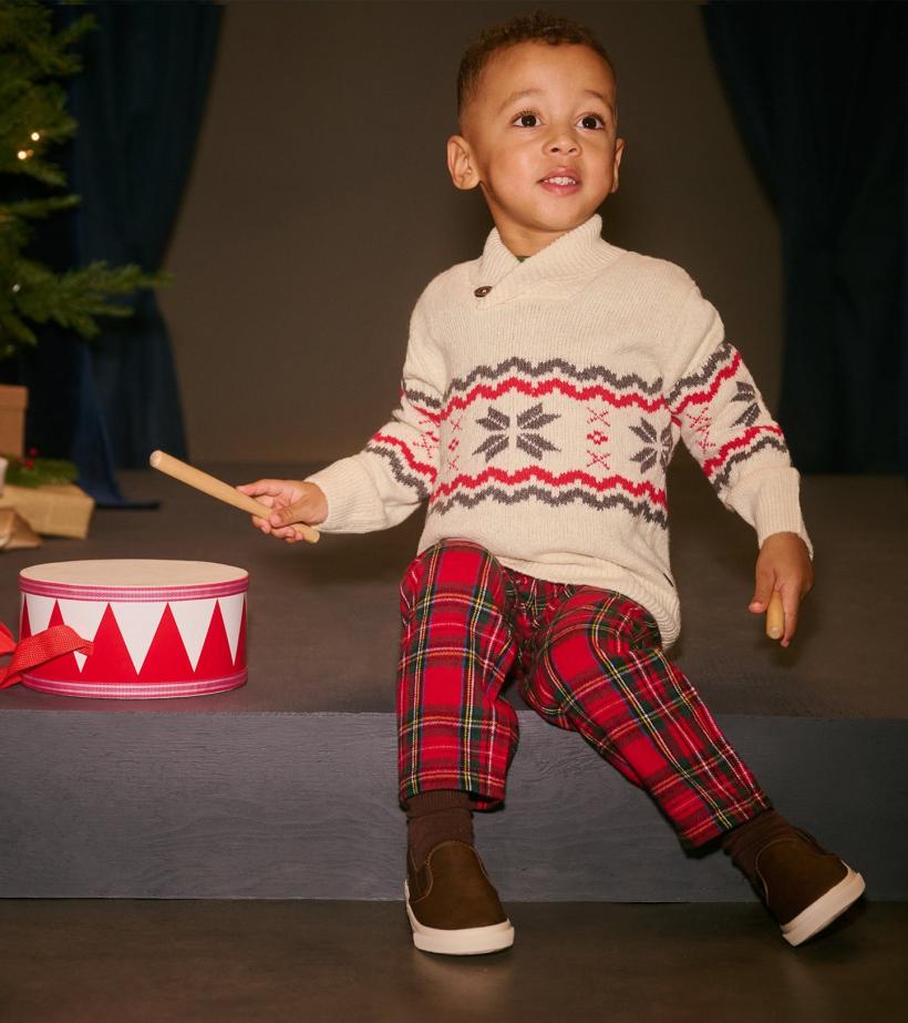 Baby &amp; Toddler Baby &amp; Toddler Holiday Knit Pullover Sweater | Hatley Bottoms