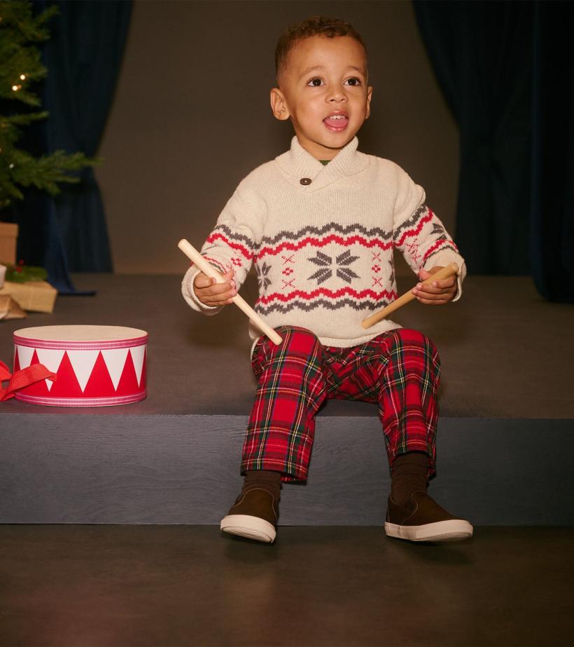 Baby &amp; Toddler Baby &amp; Toddler Holiday Knit Pullover Sweater | Hatley Bottoms