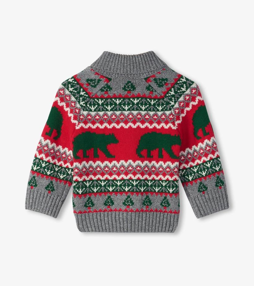 Baby &amp; Toddler Baby &amp; Toddler Knit Bear Shawl Collar Cardigan | Hatley Sweaters