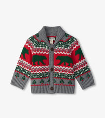 Baby &amp; Toddler Baby &amp; Toddler Knit Bear Shawl Collar Cardigan | Hatley Sweaters