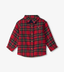 Baby &amp; Toddler Baby &amp; Toddler Red Plaid Button Down Shirt | Hatley Tops
