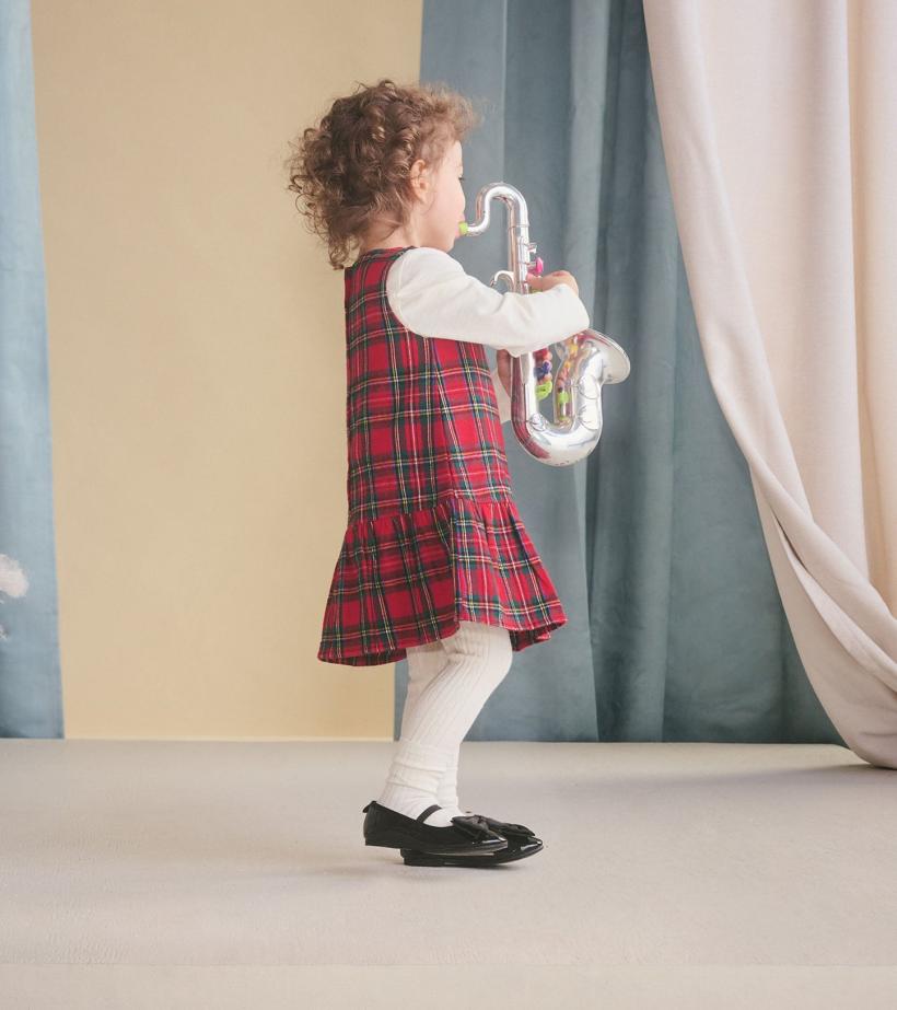 Baby &amp; Toddler Baby &amp; Toddler Red Plaid Pinafore Dress | Hatley Dresses