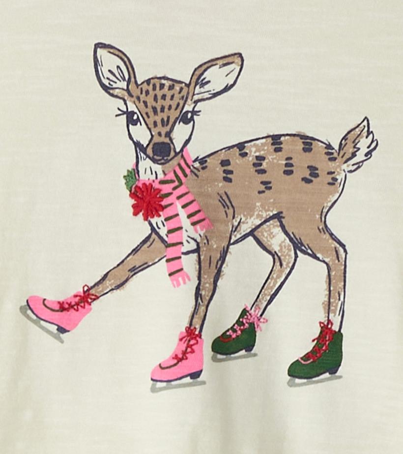Baby &amp; Toddler Baby &amp; Toddler Skating Deer Long Sleeve T-Shirt | Hatley Tops