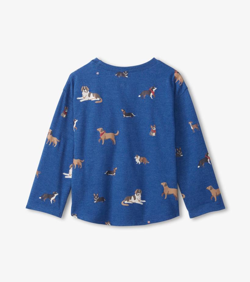 Baby &amp; Toddler Bandana Dogs Long Sleeve T-Shirt | Hatley Tops