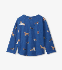 Baby &amp; Toddler Bandana Dogs Long Sleeve T-Shirt | Hatley Tops