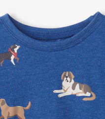 Baby &amp; Toddler Bandana Dogs Long Sleeve T-Shirt | Hatley Tops