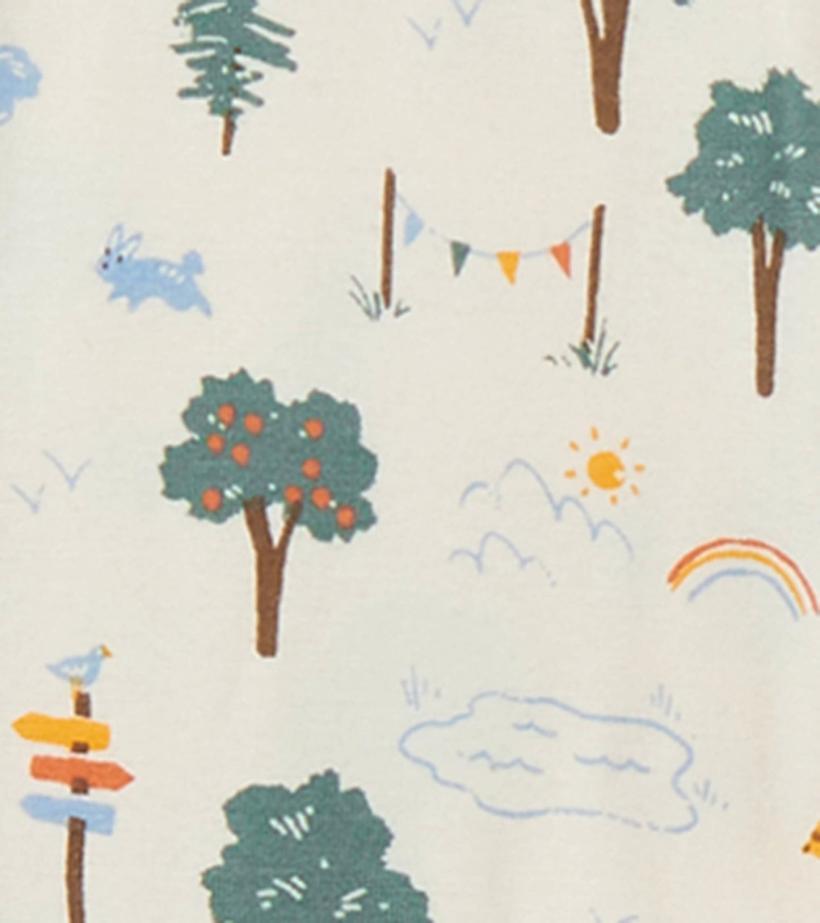 Baby &amp; Toddler Camping Animals Newborn Zip-Up Footed Sleeper | Hatley Sleepwear