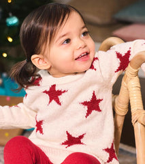Baby &amp; Toddler Christmas Stars Sweater Dress | Hatley Dresses