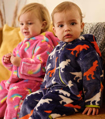 Baby &amp; Toddler Dinosaur Silhouettes Baby Fleece Suit | Hatley Sweaters