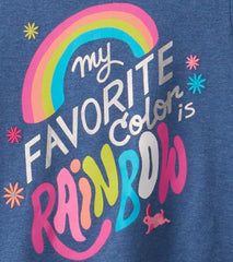 Baby &amp; Toddler Favorite Color Is Rainbow Long Sleeve T-Shirt | Hatley Tops