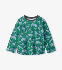 Baby &amp; Toddler Forest Animals Long Sleeve T-Shirt | Hatley Tops