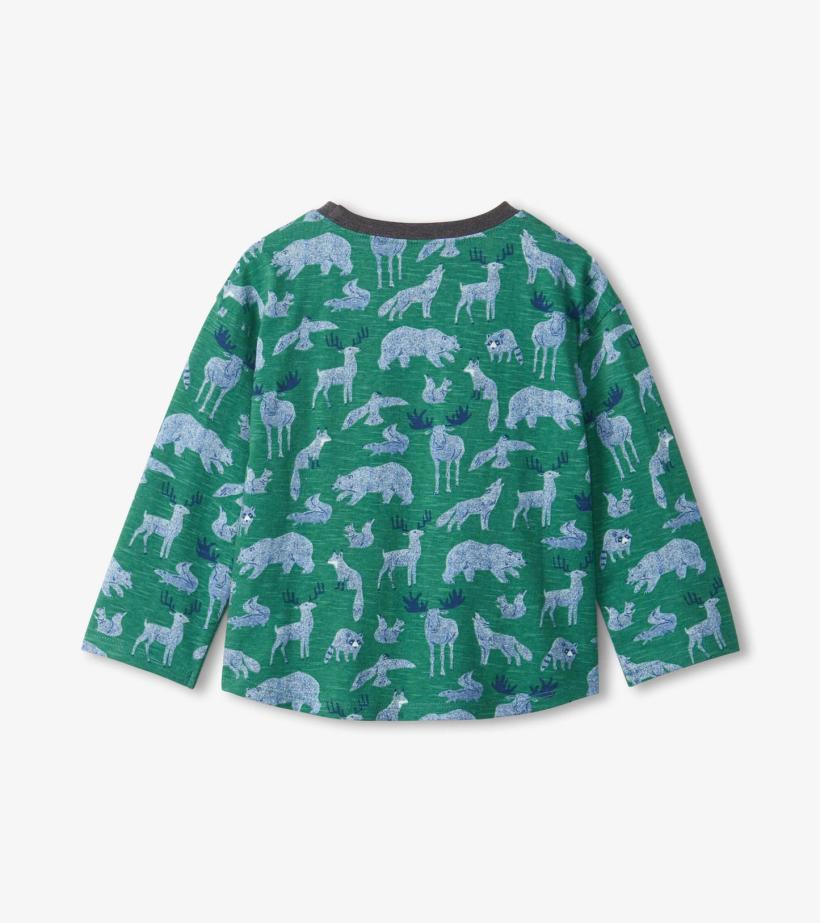 Baby &amp; Toddler Forest Animals Long Sleeve T-Shirt | Hatley Tops