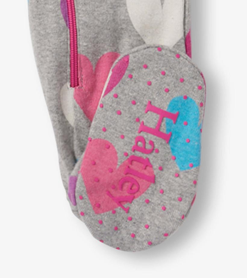 Baby &amp; Toddler Fun Hearts Baby Footed Sleeper | Hatley Sleepwear