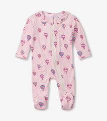 Baby &amp; Toddler Hot Air Balloons Newborn Ruffle Footed Sleeper | Hatley Sleepwear