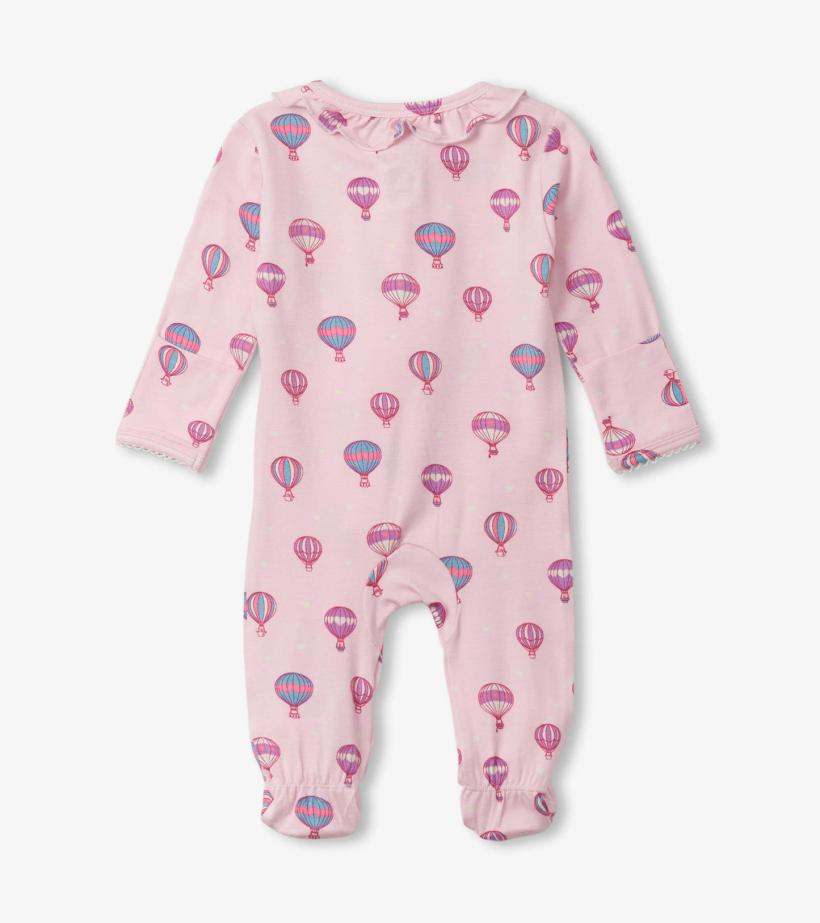 Baby &amp; Toddler Hot Air Balloons Newborn Ruffle Footed Sleeper | Hatley Sleepwear