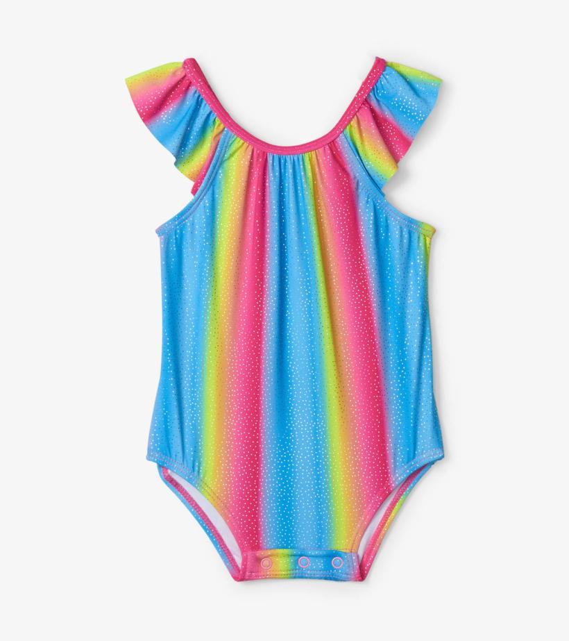 Baby &amp; Toddler Jelly Bean Rainbow Baby Ruffle Swimsuit | Hatley Swimwear