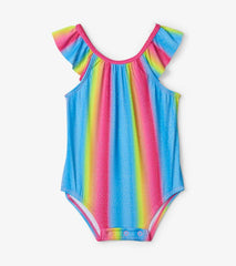 Baby &amp; Toddler Jelly Bean Rainbow Baby Ruffle Swimsuit | Hatley Swimwear