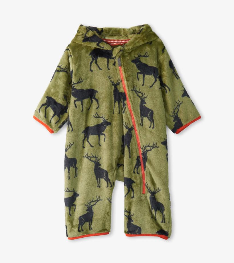 Baby &amp; Toddler Magestic Elk Baby Fleece Suit | Hatley Sweaters