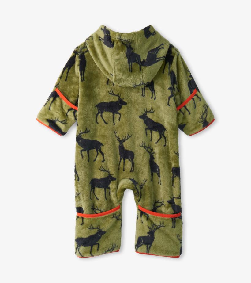 Baby &amp; Toddler Magestic Elk Baby Fleece Suit | Hatley Sweaters