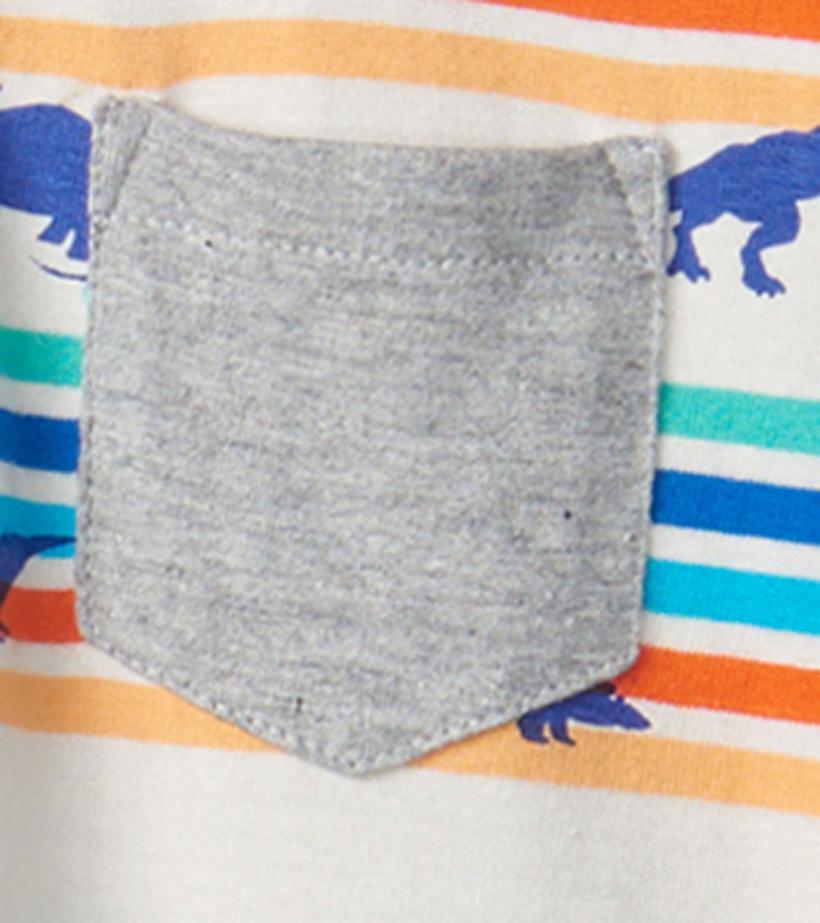 Baby &amp; Toddler Mini Dinos Long Sleeve Polo T-Shirt | Hatley Tops