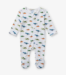 Baby &amp; Toddler Painted Dinos Baby Footed Sleeper | Hatley Sleepwear