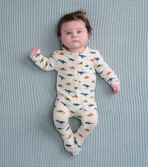 Baby &amp; Toddler Painted Dinos Baby Footed Sleeper | Hatley Sleepwear