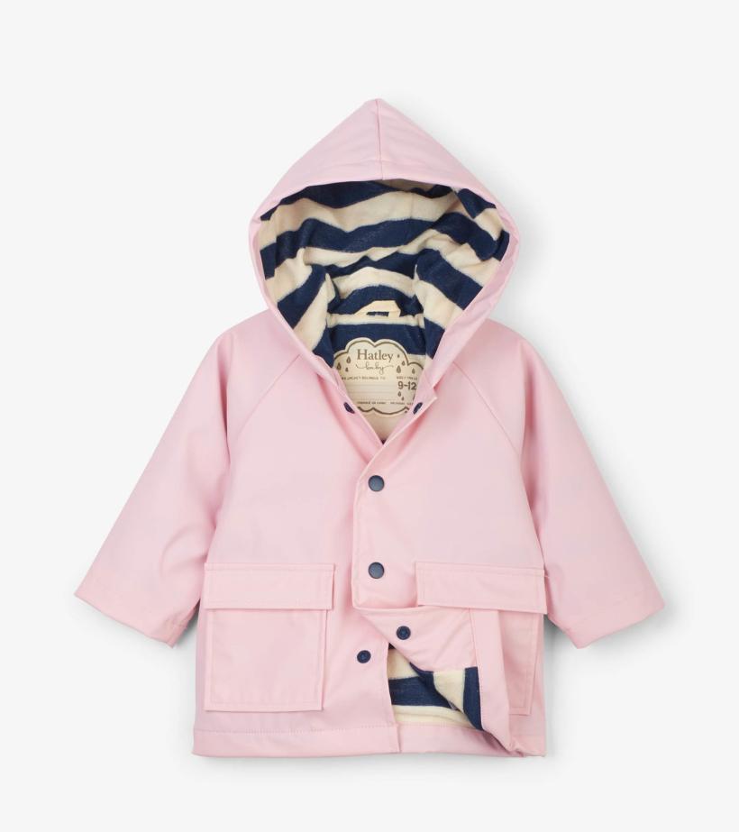 Baby &amp; Toddler Pink Baby Raincoat | Hatley Rainwear