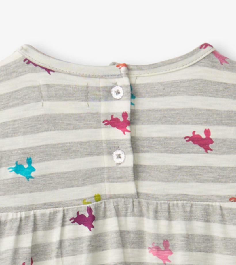 Baby &amp; Toddler Rainbow Bunnies Tiered Dress | Hatley Dresses