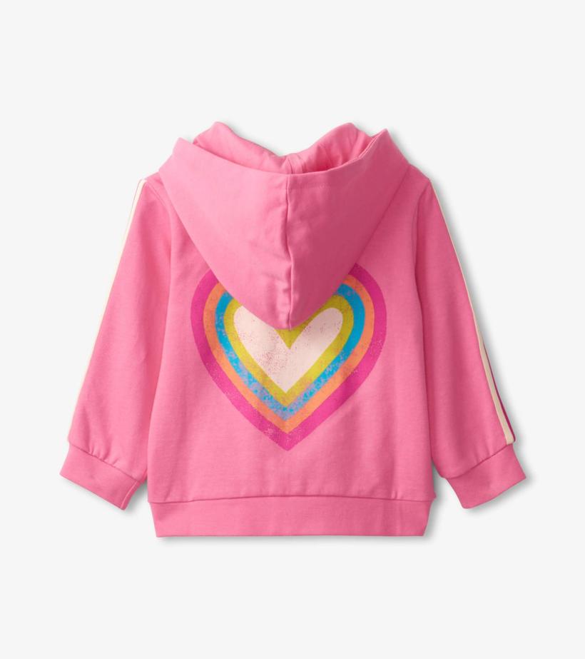 Baby &amp; Toddler Rainbow Heart Hoodie | Hatley Sweaters