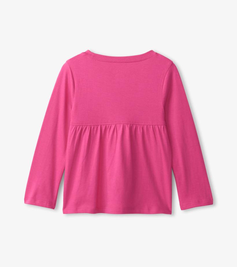 Baby &amp; Toddler Rasberry Unicorn Long Sleeve T-Shirt | Hatley Tops