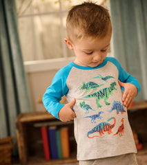 Baby &amp; Toddler Real Dinos Long Sleeve T-Shirt | Hatley Tops