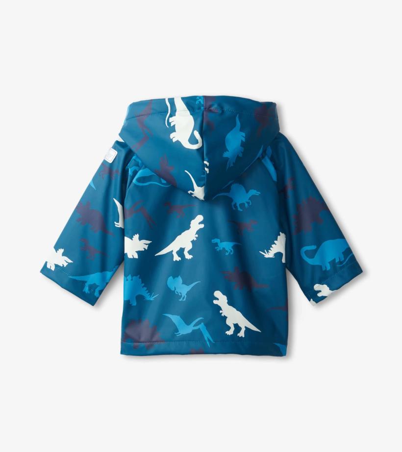 Baby &amp; Toddler Real Dinosaurs Colour Changing Baby Raincoat | Hatley Rainwear