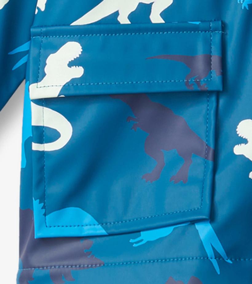 Baby &amp; Toddler Real Dinosaurs Colour Changing Baby Raincoat | Hatley Rainwear