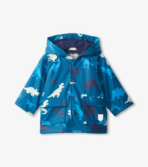 Baby &amp; Toddler Real Dinosaurs Colour Changing Baby Raincoat | Hatley Rainwear