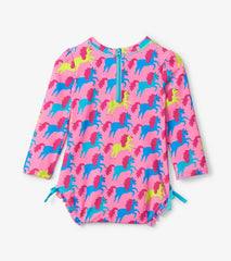 Baby &amp; Toddler Rock Star Unicorn Baby Rashguard Swimsuit | Hatley Swimwear