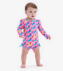 Baby &amp; Toddler Rock Star Unicorn Baby Rashguard Swimsuit | Hatley Swimwear