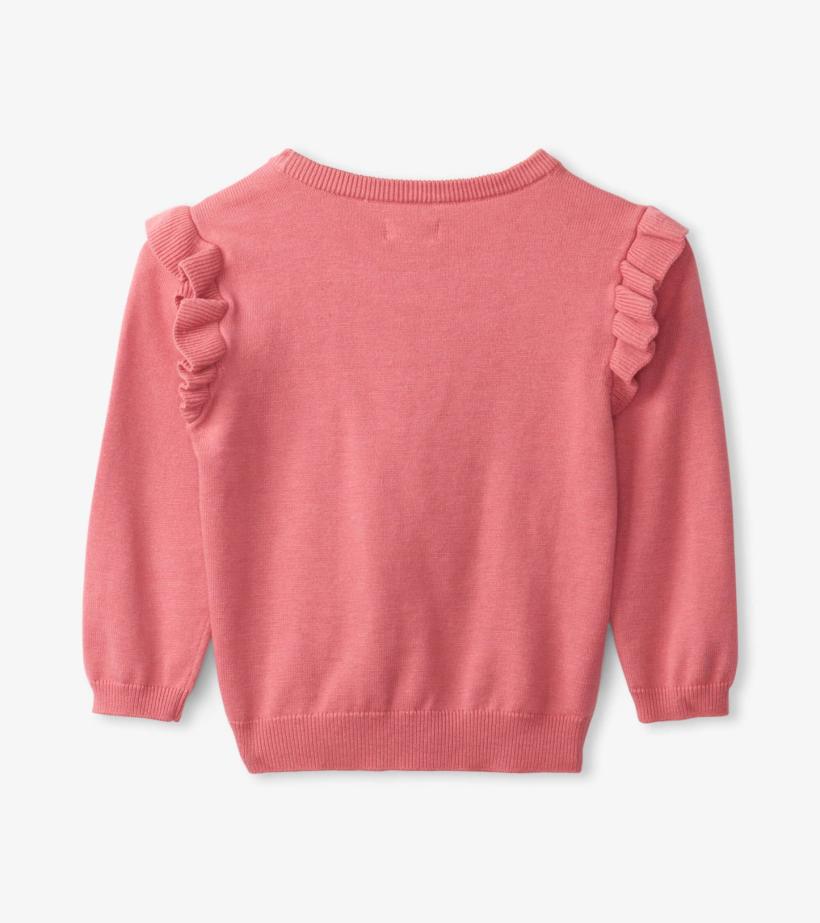 Baby &amp; Toddler Striped Heart Ruffle Sleeve Sweater | Hatley Sweaters