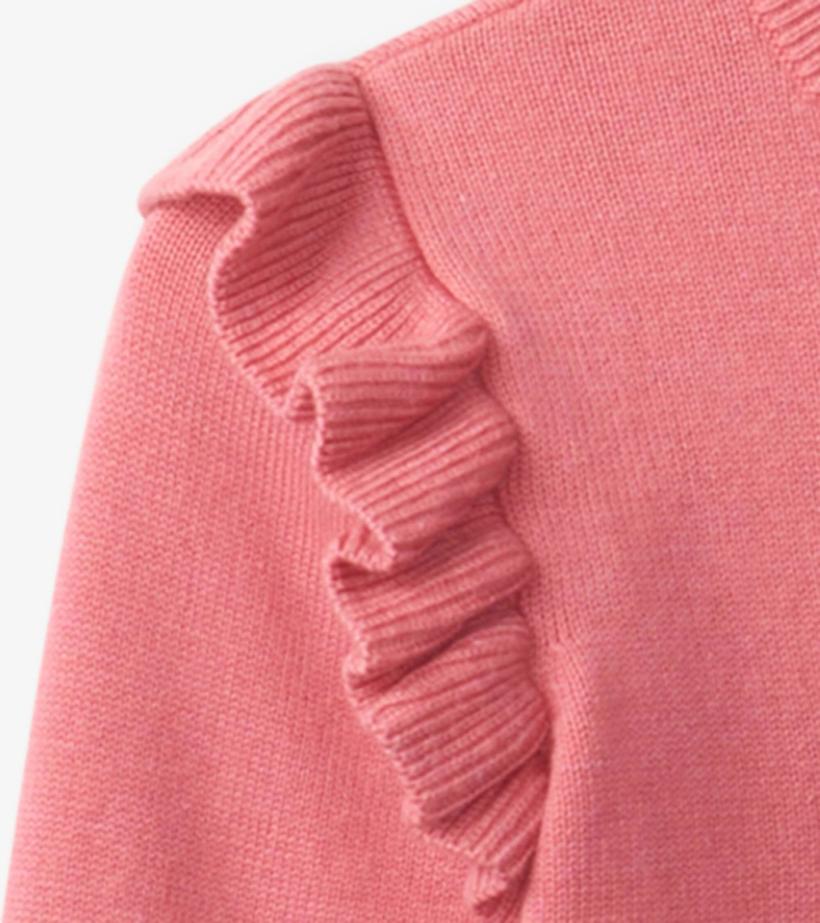 Baby &amp; Toddler Striped Heart Ruffle Sleeve Sweater | Hatley Sweaters