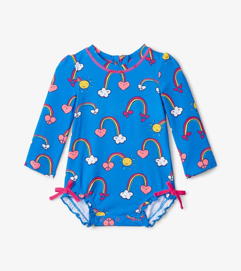 Baby &amp; Toddler Summer Sky Baby Rashguard Swimsuit | Hatley Swimwear
