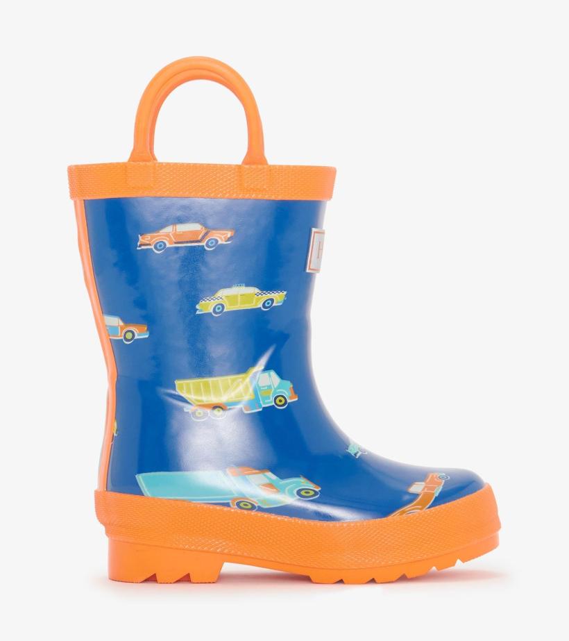 Baby &amp; Toddler Toddler Boys Driving Cars Rain Boots | Hatley Rainwear