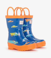 Baby &amp; Toddler Toddler Boys Driving Cars Rain Boots | Hatley Rainwear