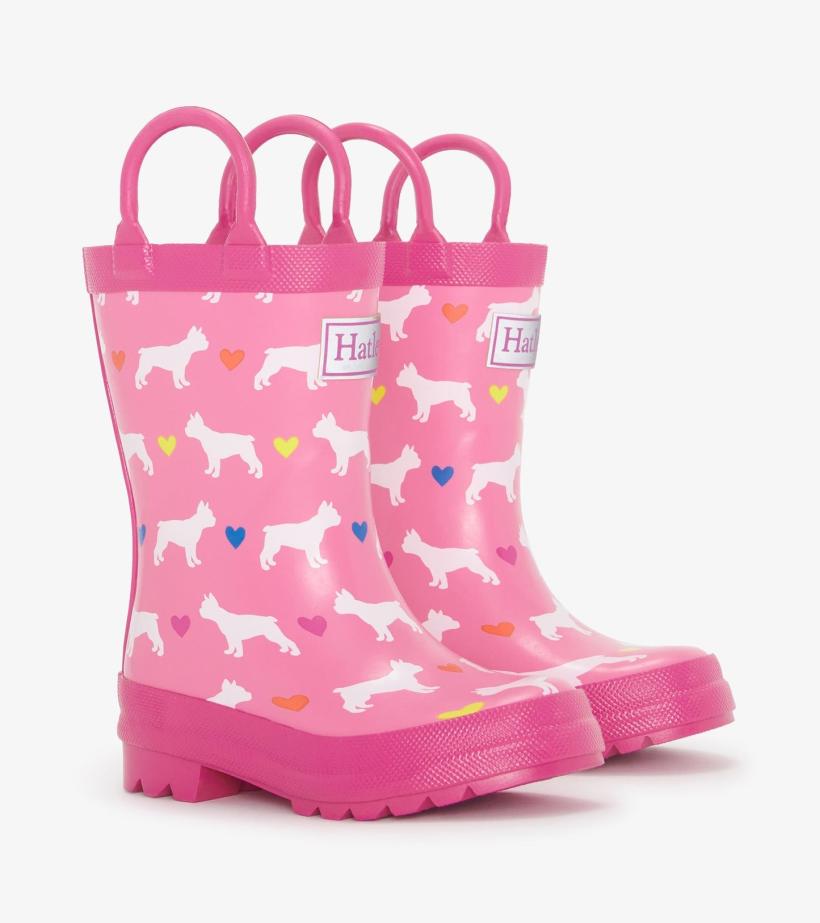 Baby &amp; Toddler Toddler Girls French Bulldogs Rain Boots | Hatley Rainwear