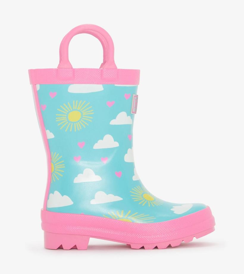 Baby &amp; Toddler Toddler Girls Happy Skies Rain Boots | Hatley Rainwear