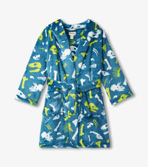 Boys Baby Boys Dino Fossils Fleece Robe | Hatley Sleepwear