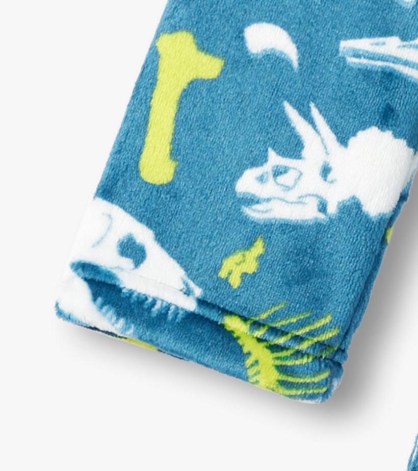 Boys Baby Boys Dino Fossils Fleece Robe | Hatley Sleepwear