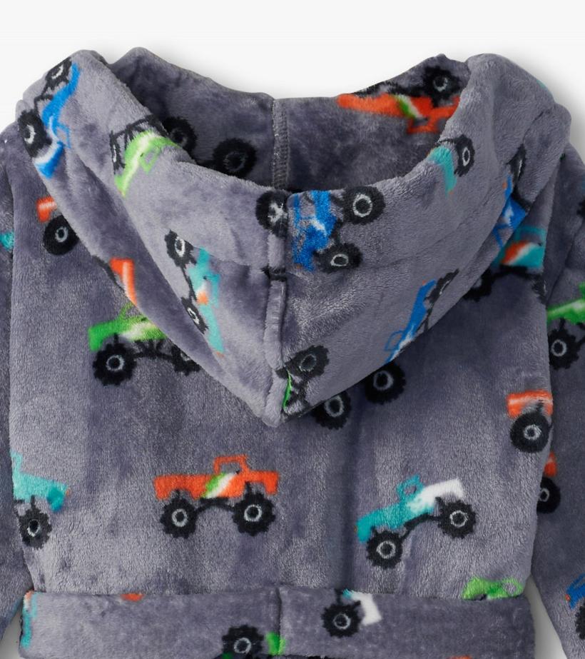Boys Baby Boys Monster Trucks Fleece Robe | Hatley Sleepwear
