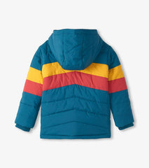 Boys Boys Aspen Colour Block Puffer Jacket | Hatley Outerwear