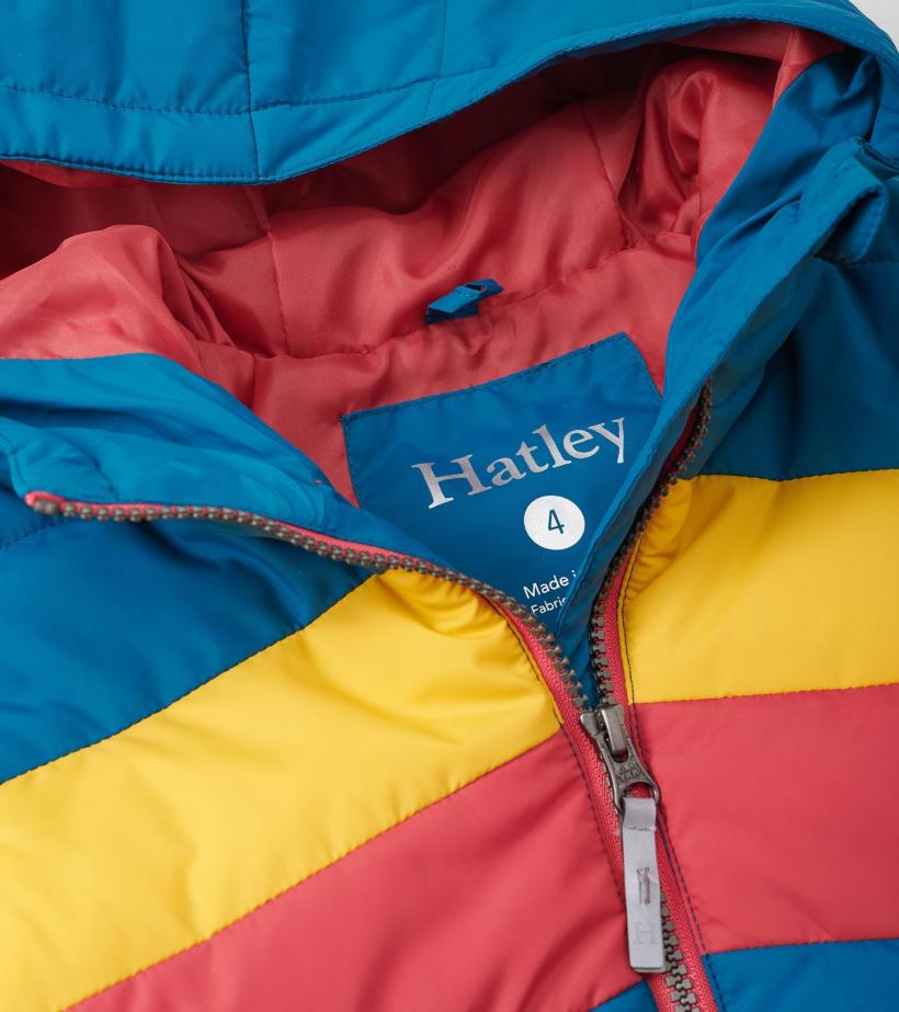Boys Boys Aspen Colour Block Puffer Jacket | Hatley Outerwear