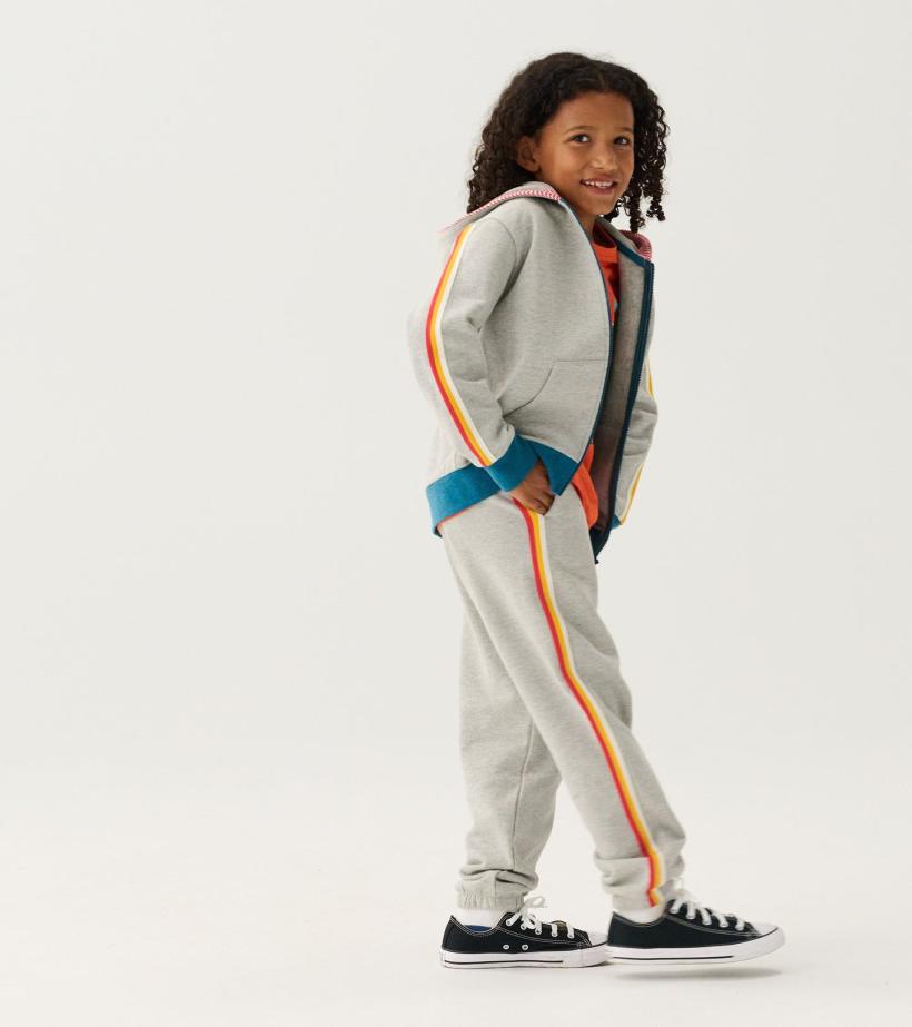 Boys Boys Athletic Grey Zip-Up Hoodie | Hatley Sweaters