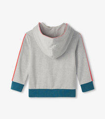 Boys Boys Athletic Grey Zip-Up Hoodie | Hatley Sweaters